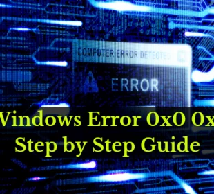 0x0 0x0 Error Code